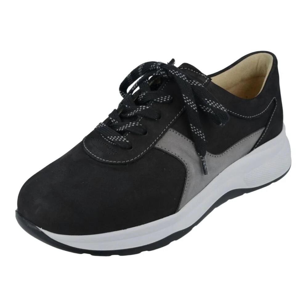 NEW FINN COMFORT men's buggy patagonia wide walking shoes in schwarz/street